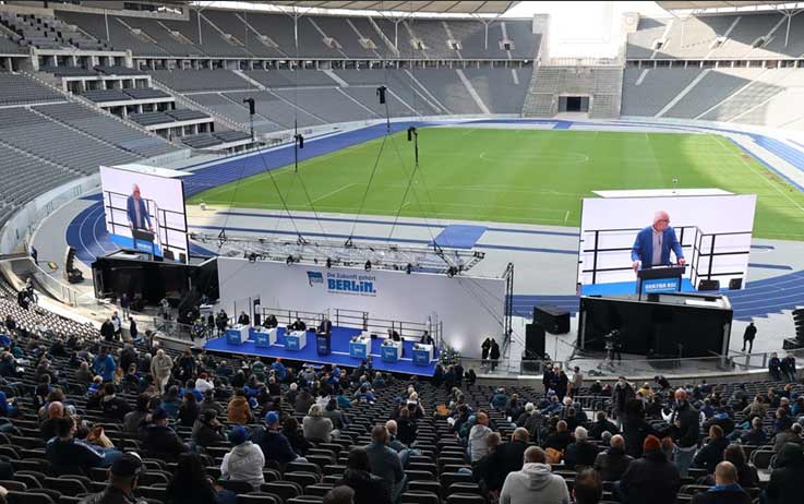 Hertha BSC Mitgliederversammlung mit Präsidiumswahl